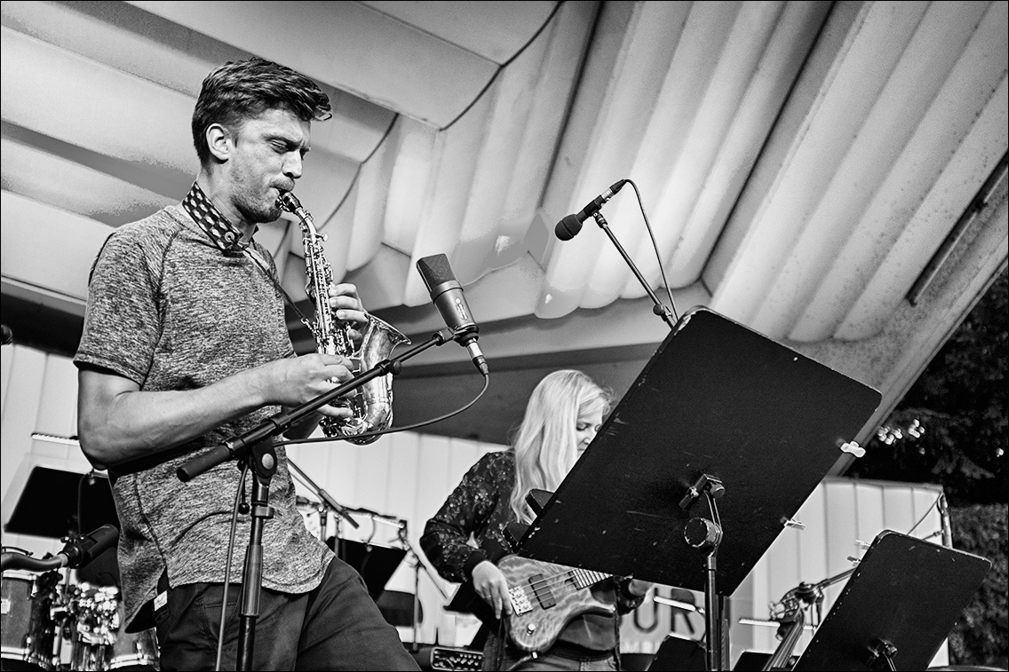 Lisa Wulff Quartett beim Jazz Open Hamburg am 2. September 2017 in Planten un Blomen · www.butschinsky.de