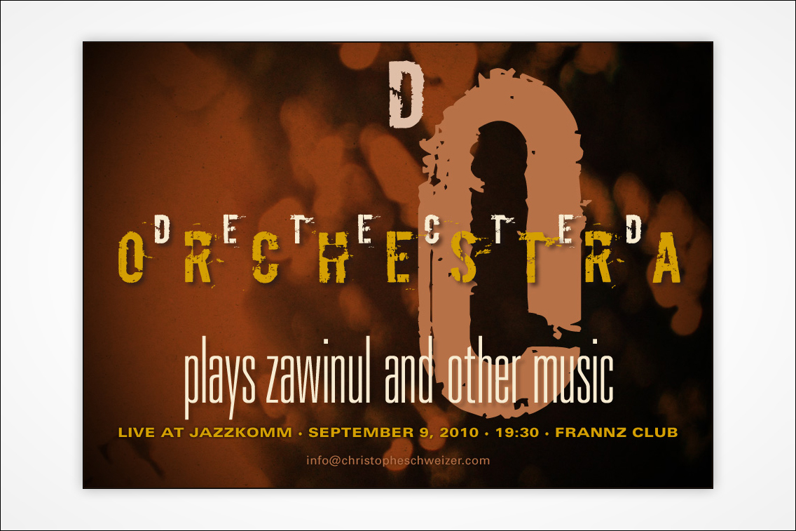Digitale Postkarte für das Detected Orchestra · Kunde: Christophe Schweizer (2010)