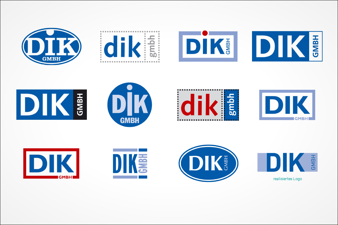 Grafik Design Dik Logos in Mein kleines Portfolio