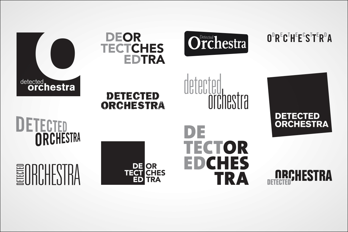 Logo-Entwicklung für das Detected Orchestra · Kunde: Christophe Schweizer (2010)