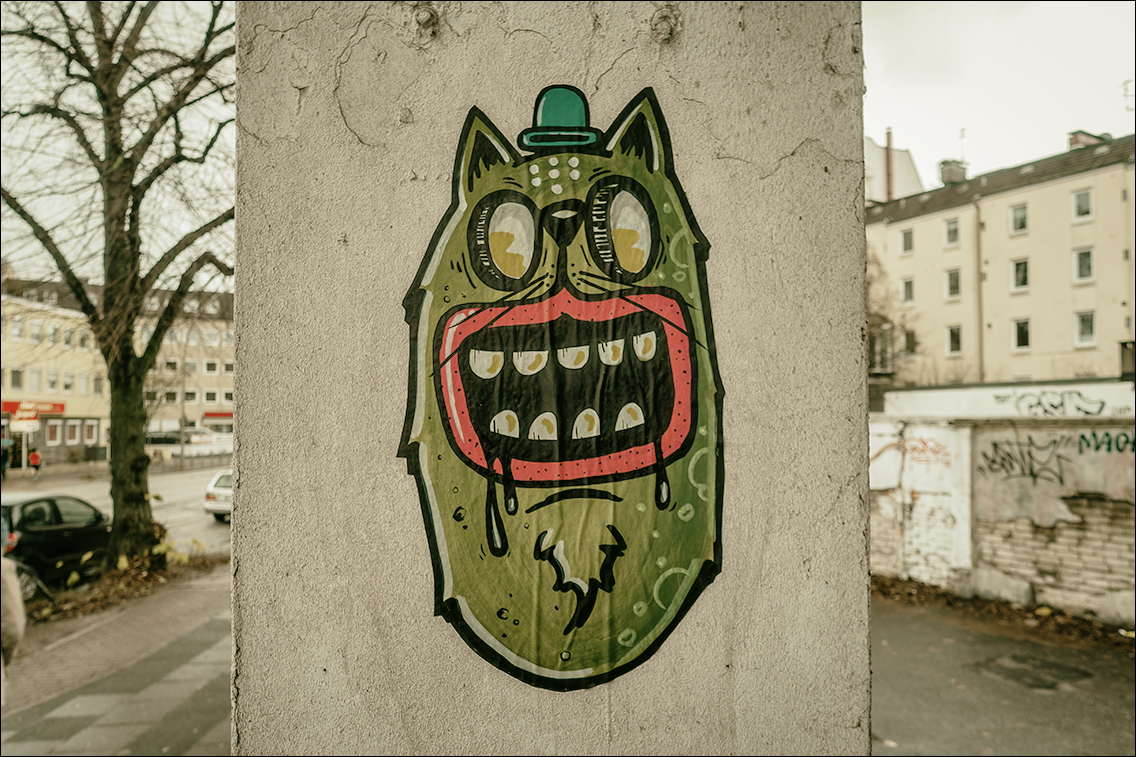Graffiti / Streetart · Hamburg-Eppendorf, Lokstedter Weg · www.butschinsky.de