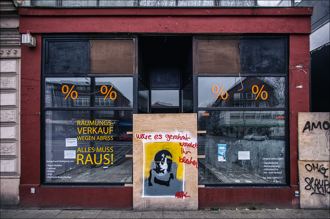 Graffiti/Streetart · Hoheluftchaussee · www.butschinsky.de · Michael Wassenberg