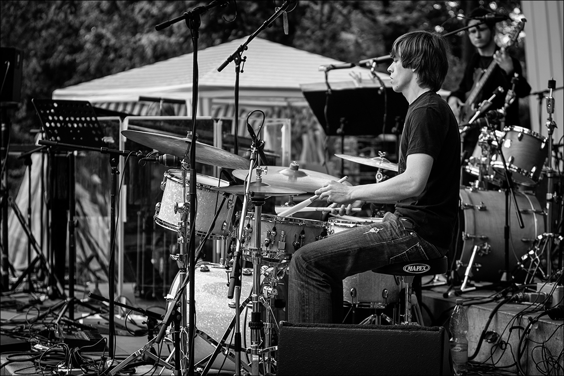 Werner Harriehausen Quartett · Jazz Open Hamburg 2009 · Planten un Blomen · Foto: Michael Wassenberg · www.butschinsky.de