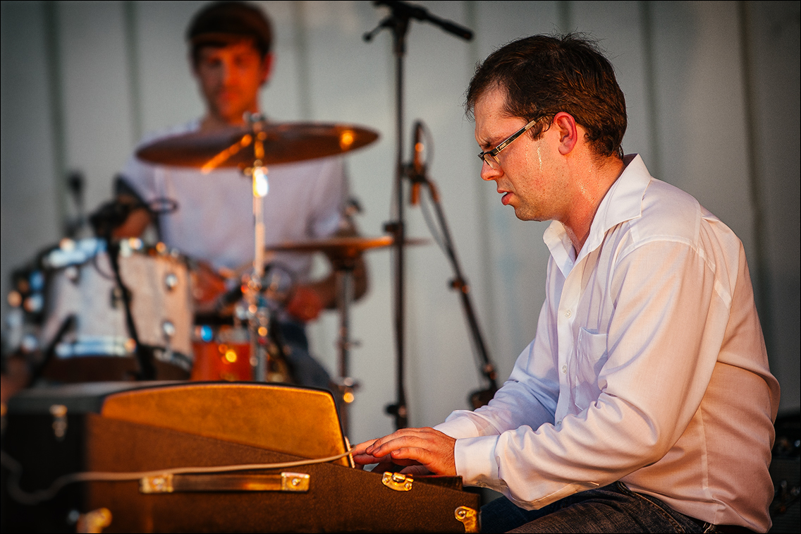 Matti Klein (Keyboards) · Mo’ Blow · Jazz Open Hamburg 2009 · Planten un Blomen · Foto: Michael Wassenberg · www.butschinsky.de