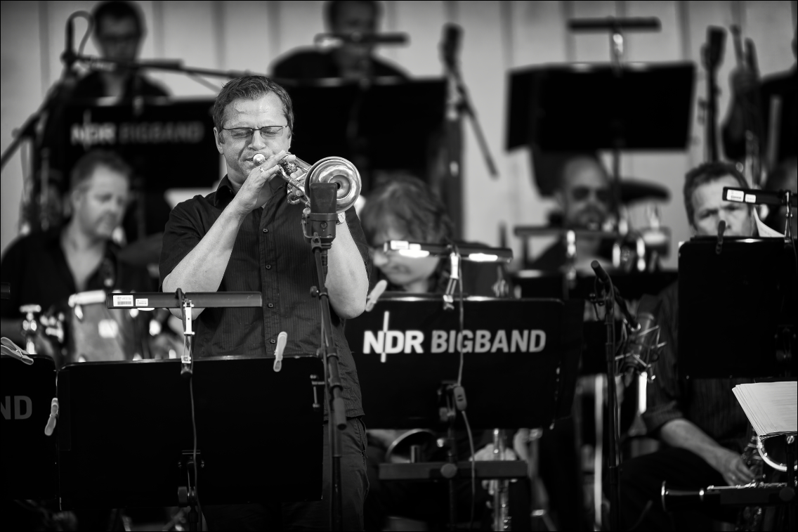 NDR BigBand feat. Wolfgang Haffner · Jazz Open Hamburg 2010 · Planten un Blomen · Foto: Michael Wassenberg · www.butschinsky.de